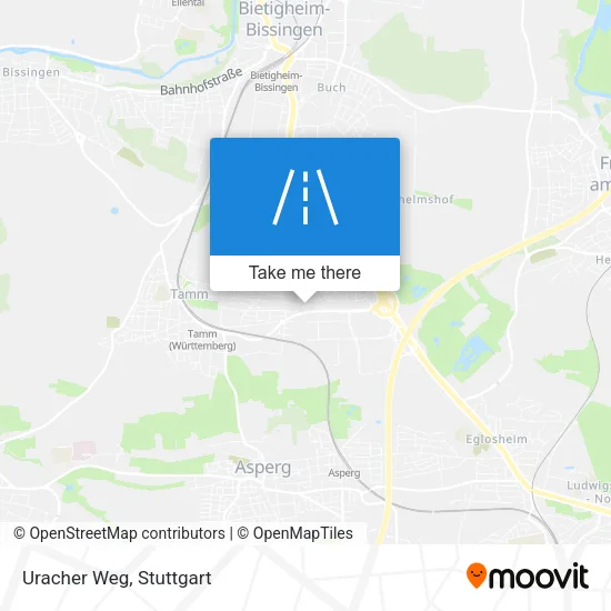 Карта Uracher Weg