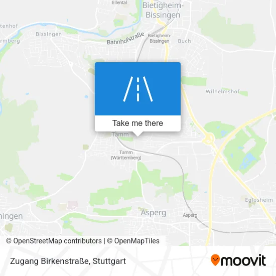 Карта Zugang Birkenstraße