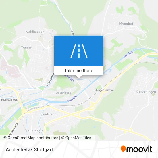 Карта Aeulestraße