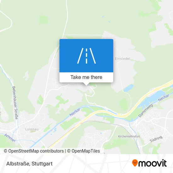 Карта Albstraße
