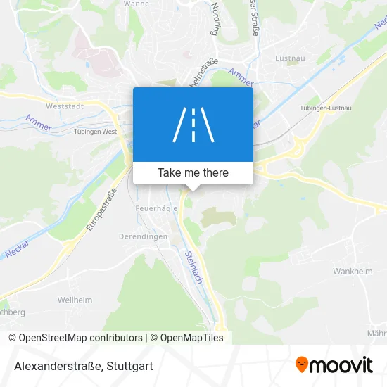 Карта Alexanderstraße