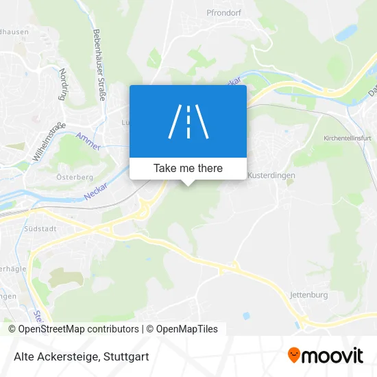 Карта Alte Ackersteige