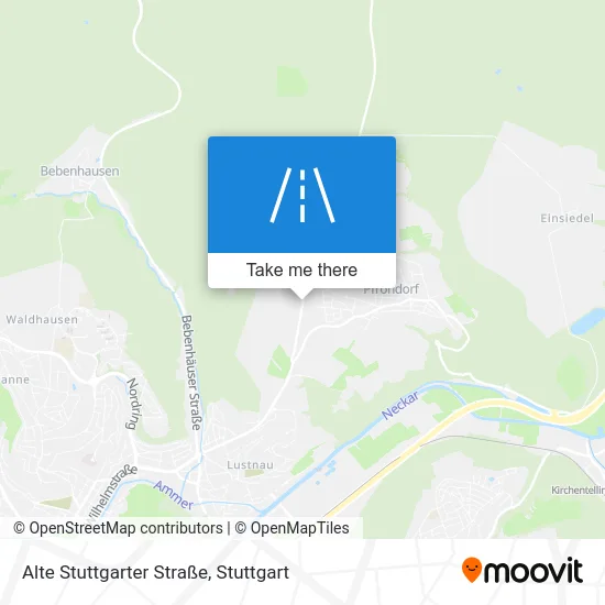 Карта Alte Stuttgarter Straße