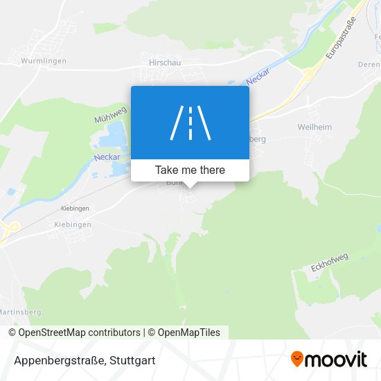 Карта Appenbergstraße