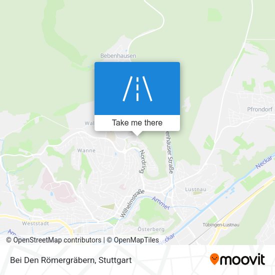 Bei Den Römergräbern map