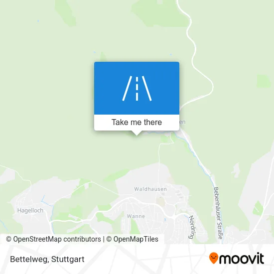 Карта Bettelweg