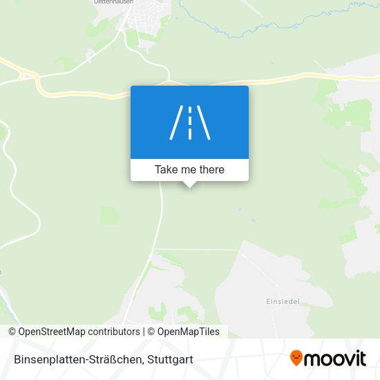 Карта Binsenplatten-Sträßchen