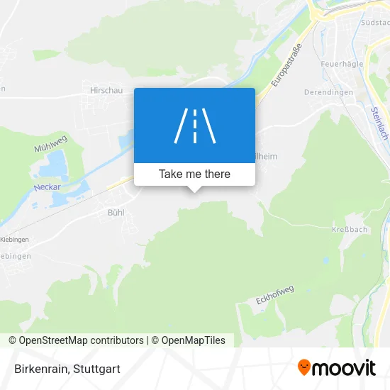 Карта Birkenrain