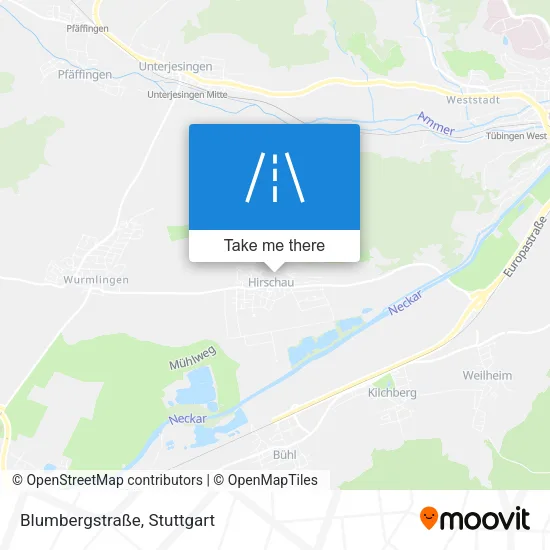 Карта Blumbergstraße