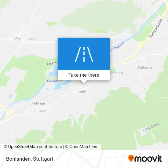 Карта Bonlanden