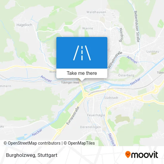 Карта Burgholzweg