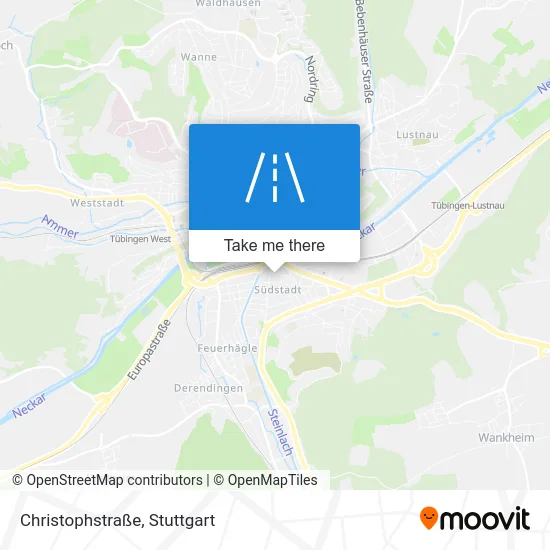 Карта Christophstraße