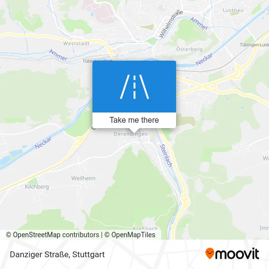 Карта Danziger Straße