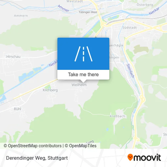 Карта Derendinger Weg