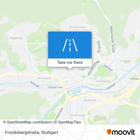 Карта Frondsbergstraße