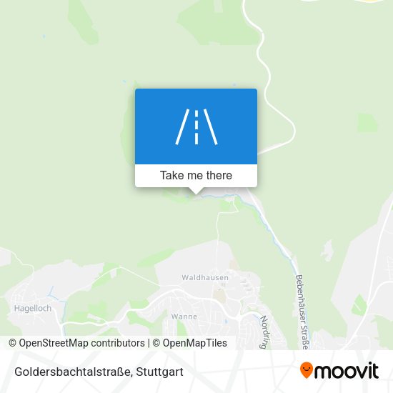 Goldersbachtalstraße map
