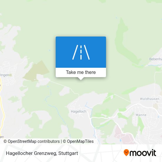 Hagellocher Grenzweg map
