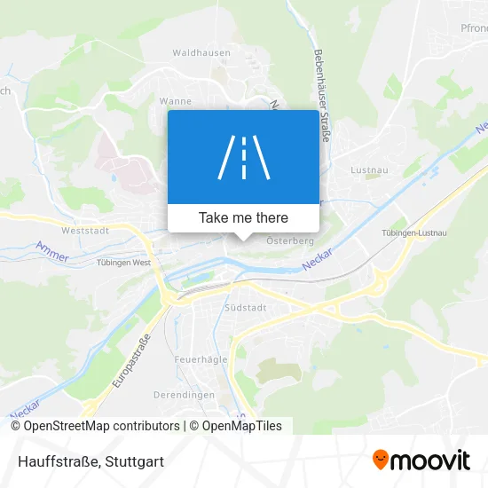 Карта Hauffstraße