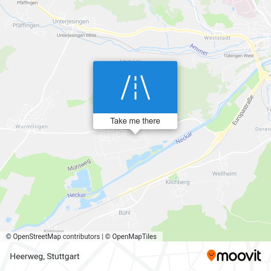 Heerweg map