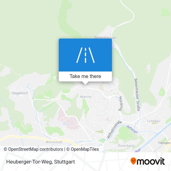 Карта Heuberger-Tor-Weg