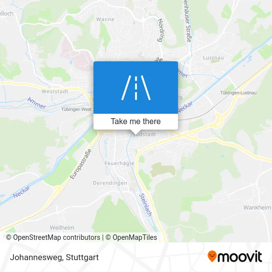 Карта Johannesweg