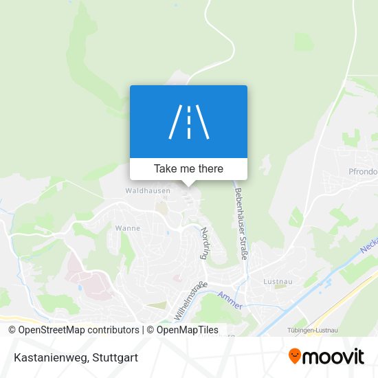 Kastanienweg map