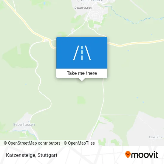 Карта Katzensteige