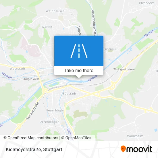 Карта Kielmeyerstraße