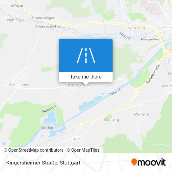 Kingersheimer Straße map