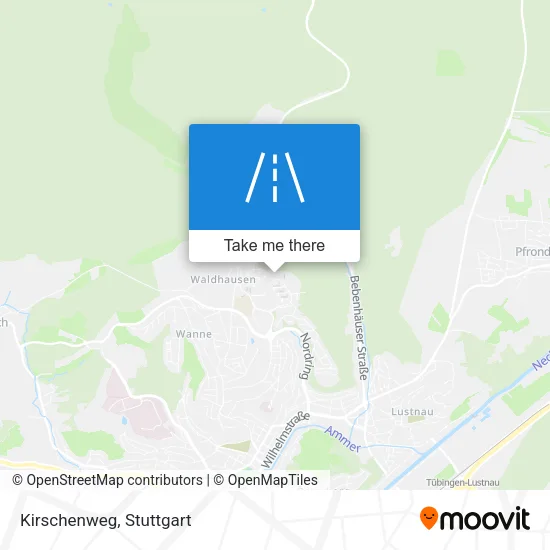 Kirschenweg map
