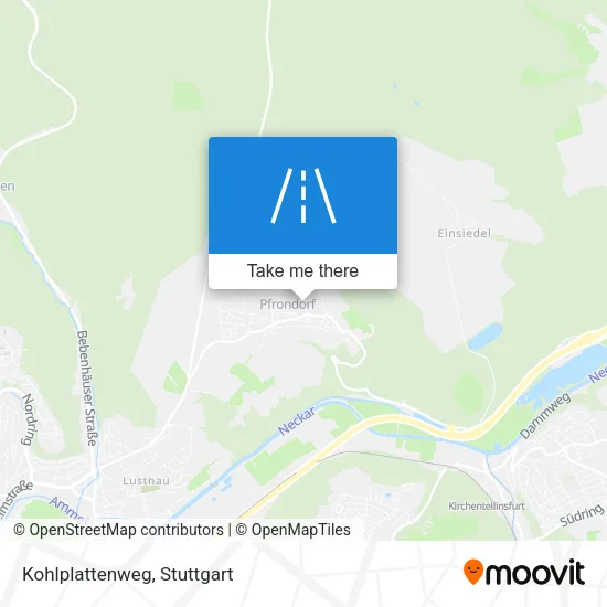 Карта Kohlplattenweg