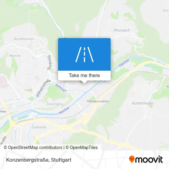 Konzenbergstraße map