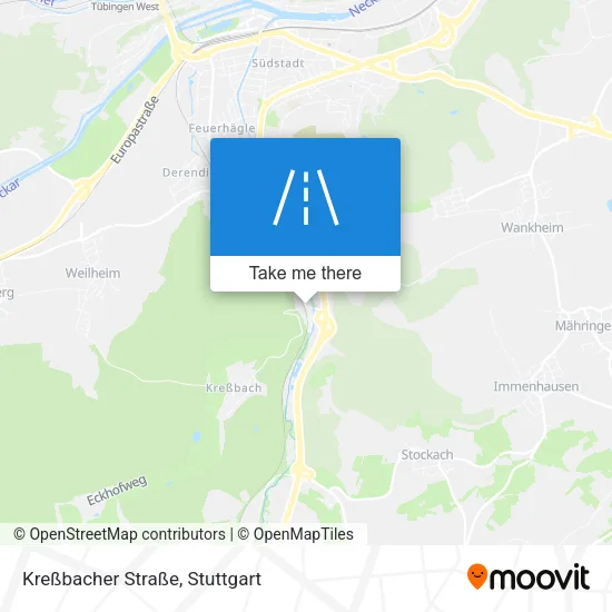 Карта Kreßbacher Straße