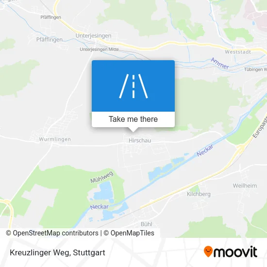 Карта Kreuzlinger Weg