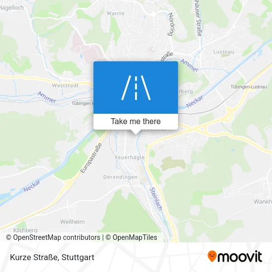 Карта Kurze Straße