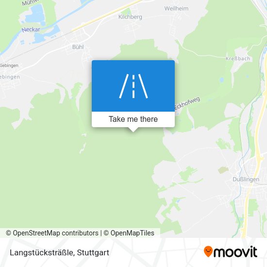 Langstücksträßle map
