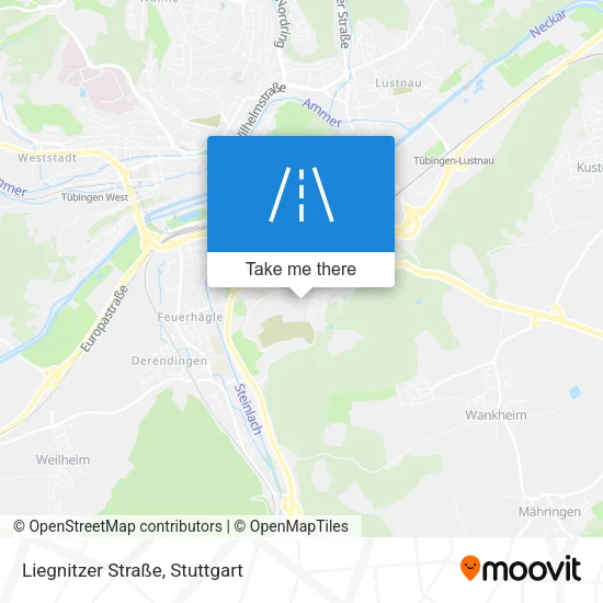 Карта Liegnitzer Straße