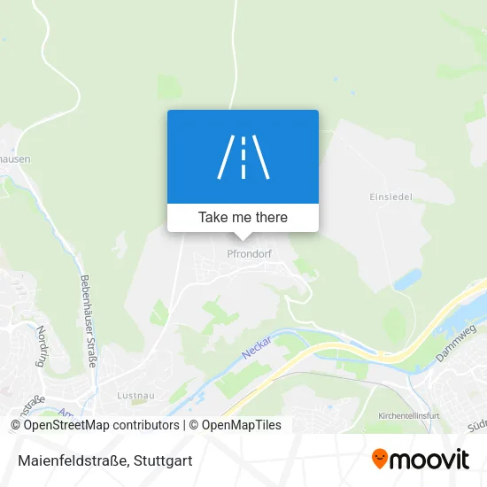 Maienfeldstraße map