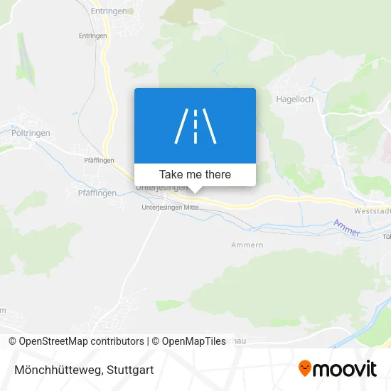Карта Mönchhütteweg