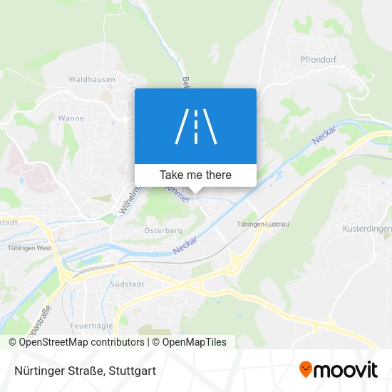 Nürtinger Straße map