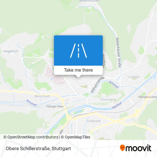 Obere Schillerstraße map