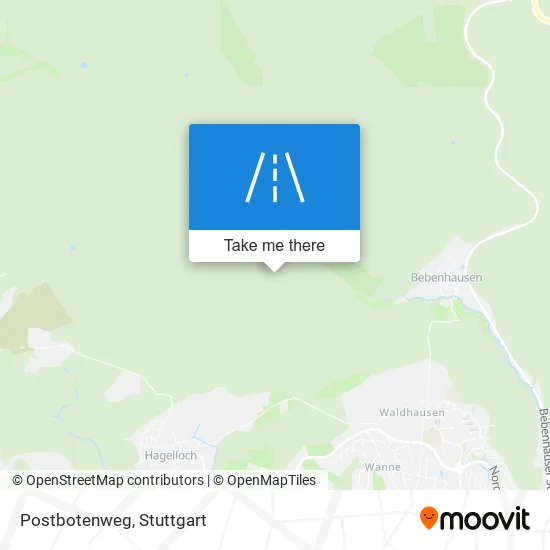 Карта Postbotenweg