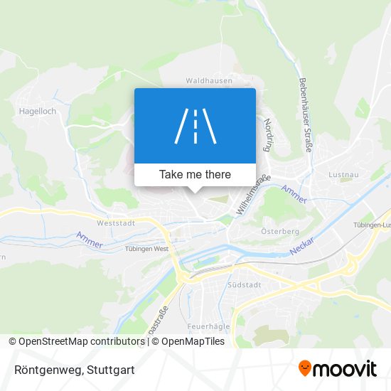 Röntgenweg map