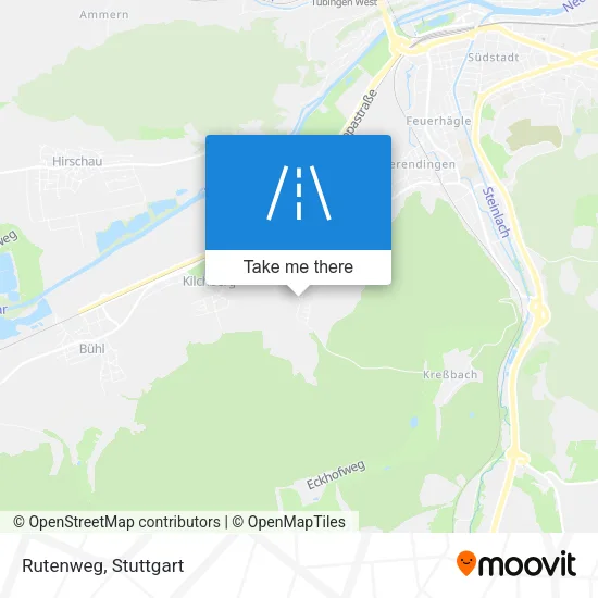 Карта Rutenweg