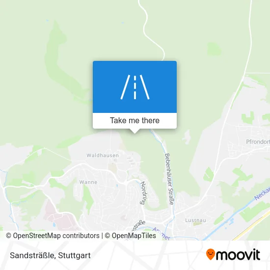 Карта Sandsträßle