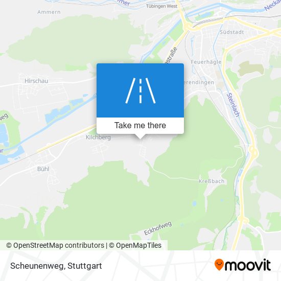 Scheunenweg map