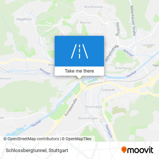 Schlossbergtunnel map