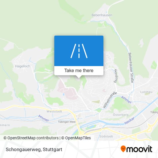 Schongauerweg map