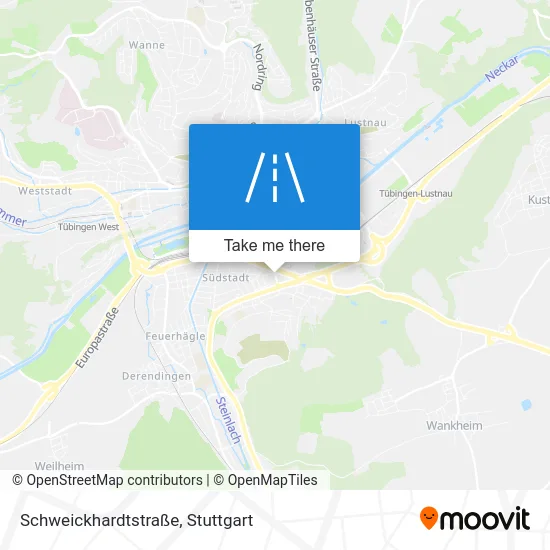 Карта Schweickhardtstraße