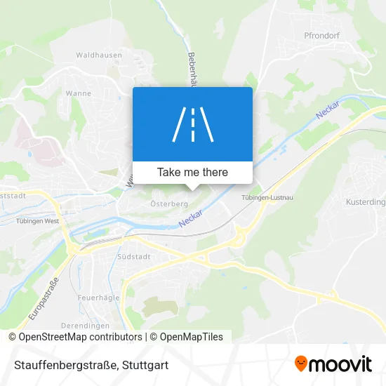 Карта Stauffenbergstraße